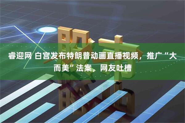 睿迎网 白宫发布特朗普动画直播视频，推广“大而美”法案，网友吐槽